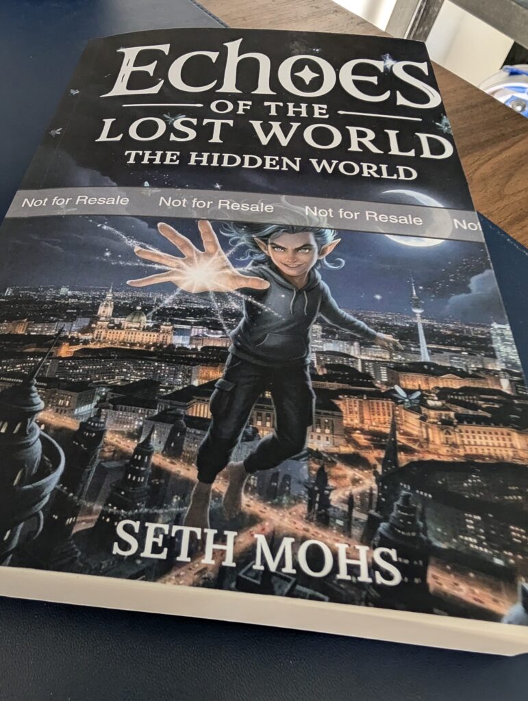 First proof copy arrived. Colors are off, spine is shy, and I’m completely in love. This just got real.